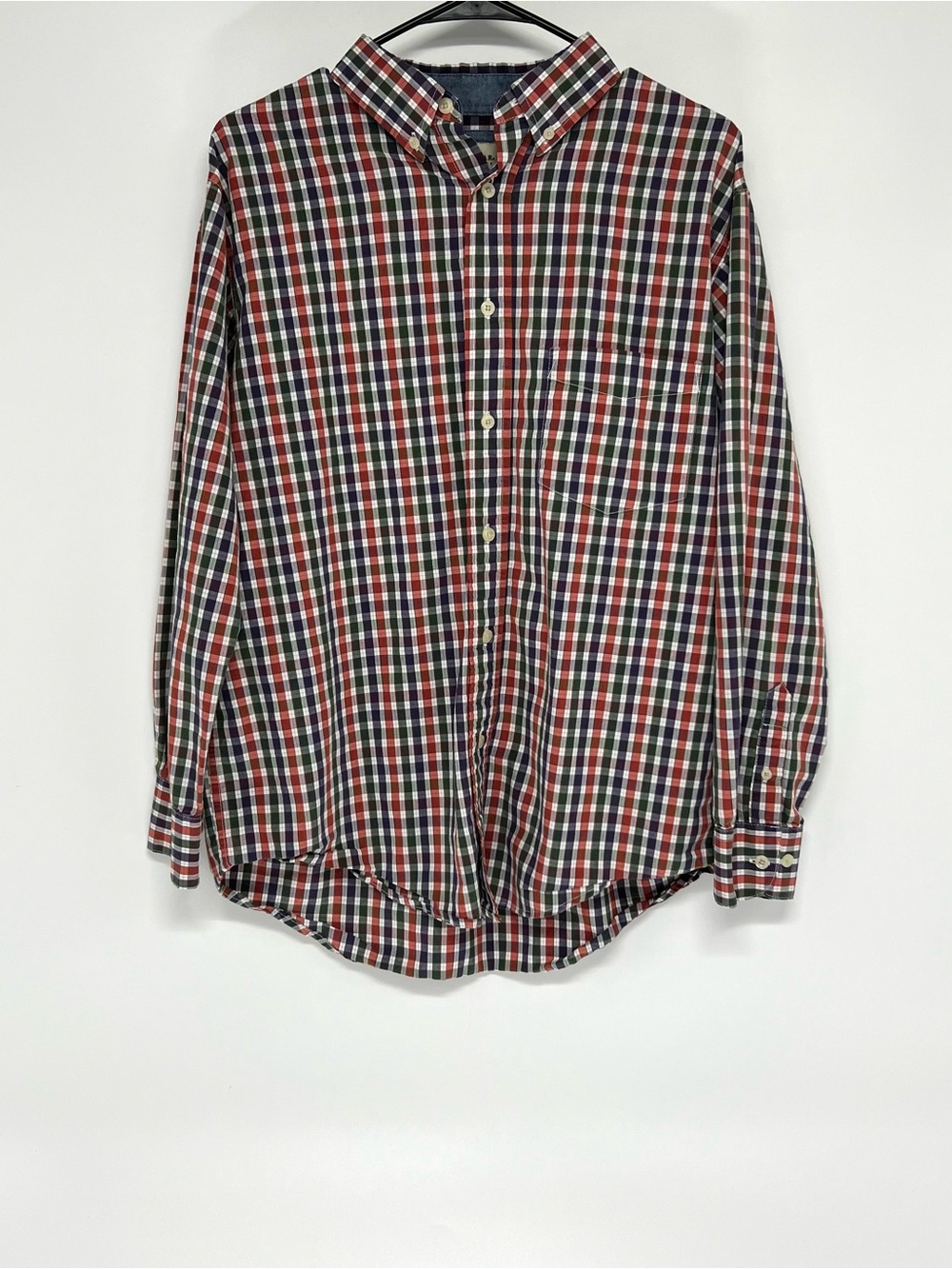Haggar stretch men’s button up shirt medium